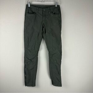 Kuhl Women’s Gray Green Inspiratr Ankle Zip Hiking Outdoor Pants Size 4 Regular